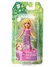 Disney Princess Rapunzel Posable Small Doll in Shiny Outfit with Removable Skirt Inspired by Movie Plum - Height 10 cm