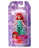 Disney Princess Ariel Posable Small Doll in Shiny Outfit with Removable Skirt Inspired by Movie Light Green - Height 9.5 cm