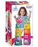 TOYMATE Twin Tower Fun Stack Toy Multicolor - 12 Pieces