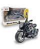 KiddyBuddy Scale 1:12 Model Pull Back Alloy Simulation Superbike Die Cast Motorcycle Toy Bike - Black
