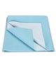 AEREX Waterproof Baby Bed Protector Dry Sheet | Bed Pad Anti-Piling Fleece Extra Absorbent Washable Mattress Protector | Bed Protector Sheet for Newborn Babies, Infants, Kids & Toddlers (S, Blue)