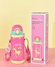 Azhari Rainbow Uni Hot & Cold  Vacuum Water Bottle with Dual Cap Random Print - 450 ml