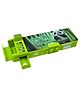 SCHOOLISH Multifunctional Combination Lock Pencil Case,Double Sided Compass Box for Kids,Stationary Organizer Case for Kids- PACK OF 1- COLOR MAY VARY