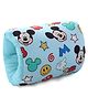 Babyhug Disney Nursing Baby Arm Pillow | Head Support Pillow Anti-Spitting Breastfeeding and Bottle Feeding Nursing Arm Pillow  | Smiley Mickey Face Print - Light Blue