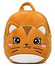 Delicado Height 15 Inches Premium Quality Soft design Dump truck design school Bag for Kids- Orange