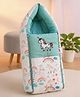 Babyhug Premium Muslin Sleeping Bag Unicorn Print - Multicolor| Easy Zipper Closure| New Born Gifting| Boys & Girls| Warm and Cozy| Travel Friendly