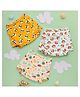SuperBottoms Potty Training Pants for Mess-Free Diaper-Free Time with Panda & Floral Print Pack of 3 - Yellow Baby Pink