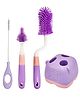 FunBlast Bottle Cleaning Brush Set with Stand 4-Pieces  Purple
