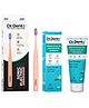 Dr.Dento Neo Electric Toothbrush with Matcha Green Tea Toothpaste (125g) | Battery Powered | Ergonomic Design | Soft Bristles | Includes Replacement Brush Head & Manual