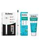 Dr.Dento Pro Sonic White Electric Toothbrush (Rechargeable) with Matcha Green Tea Toothpaste (125g) | 4 Cleaning Modes | 30-Day Battery | Type-C Charging | Vegan Ingredients