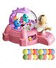 Fiddlerz Space Adventure Game for Kids with Shooting Balls Alien Figures Automatic Scoring Points Rocket Astronaut Toy - Pink