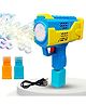 Sanjary Rechargeable Automatic Bubble Blower Gatling Gun Toy for Kids with Cool LED Light and Music - Enjoy The Fun and Mess-Free color design may vary