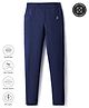 Pine Active Knit Full Length Premium Ultra Comfort Super Stretch Aero Soft Solid Color Leggings - Navy Blue