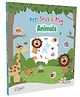 Peel, Stick & Play -Animals Reusable Puffy Stickers book