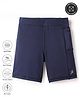 Pine Active Premium Knit Ultra Comfort Super Stretch Aero Soft Solid Cycling Shorts - Navy Blue