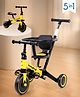 Babyhug Most Advanced 5 in 1 Tricycle with Adjustable Parent Handle - Yellow