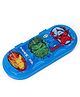Disney by Gluman Peapod Pencil Box with Clip Lock & 3D Avengers Print - Blue