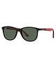 Ray-Ban Colour Blocked Round Shaped UV Protected Sunglasses - Black