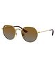 Ray-Ban Ombre Polarized Sunglasses - Gold & Brown