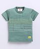 Tacos Cotton Knit Half Sleeves Typography Printed Tee - Green