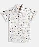 Vastrarth Cotton Half Sleeves Baby Animals Printed Shirt - White