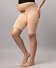 TUMMY Bamboo Cotton Solid Maternity Over Belly High Waist Body Shaper - Beige