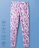 Pine Active Full Length Super Stretch Printed Leggings - Pink