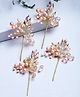 Vogue Hair Accessories Handmade Hair Pins - Pink