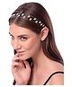 Vogue Hair Accessories AD Stone Double Line Hair Accessories - Silver