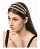 Vogue Hair Accessories Tripple Net Hairband Headband - Gold