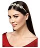 Vogue Hair Accessories Kundan Hairband Headband - Gold