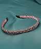 Vogue Hair Accessories Pearl Braid Hairband Headband - Pink