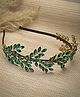 Vogue Hair Accessories Handmade Leaf Hairband Headband - Green