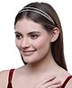 Vogue Hair Accessories Handmade Double Line Hairband Headband - Silver