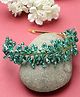 Vogue Hair Accessories Full Crystal Beads Hairband Headband - Green