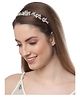Vogue Hair Accessories Floral Hairband Headband - Silver