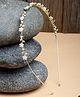 Vogue Hair Accessories Sleek Pearl Floral Hairband Headband - Gold