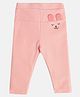 MINI KLUB Cotton Ears Detailed Jeggings - Pink