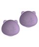 Melii Silicone Suction Bowl Cat Print -Pack of 2