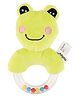 NuluvRing Rattle Toy, Soft Toy with Rattle Sound, Ring Rattle - Lemon Yellow