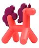 Boon Prance Silicone Teether Unicorn - Red