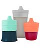 Boon Weaning Snug Spout With Cup  Multicolor- 266 ml