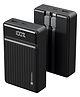 Portronics POR-2662 Luxcell Bind Mini 20k 20000mAh Powerbank with 22.5W Fast Charging, in-Built Type C PD(Input & Output) /8 Pin Cable, LED Battery Display, USB-A   Compatible with Multiple Devices