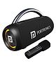 Portronics POR-2787 30W Radiant 2 Portable Bluetooth Speaker with Wireless Karaoke Mic,6 Hour Playtime,HD Clarity Sound, Dual Driver, RGB LEDs, TWS Mode,  USB  Aux in, Type C Fast Charging(Black)