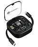 Portronics POR-2887 Snapcase 2 60W Multifunctional Fast Charging Data Cable Kit with Type C to Type C Retractable Cable, USB A & Type C to Male Micro/Type C/Lightning,Sim Storage,Sim Eject Pin