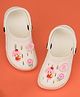 Yellow Bee Solid Clogs With Doll & Lollipop Charms - White