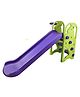JoyRide Giraffe  Baby Slide - Garden Slide in Giraffe Shape Along with One Basket Ball for Kids - Easy to Assemble and Use - Unbreakable Plastic - Indoor and Outdoor Use - Age Recommended  2 Years and up Green