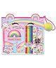 Hot Focus Coloring Journal Rainbow - Pink