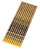Skoodle Goldmine Rubber Tip Pencil Pack of 10 With Sharpener - Golden