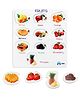 Bunie Wooden Learning Fruit Puzzle Board Toy for Kids Pack of 1 Multicolor